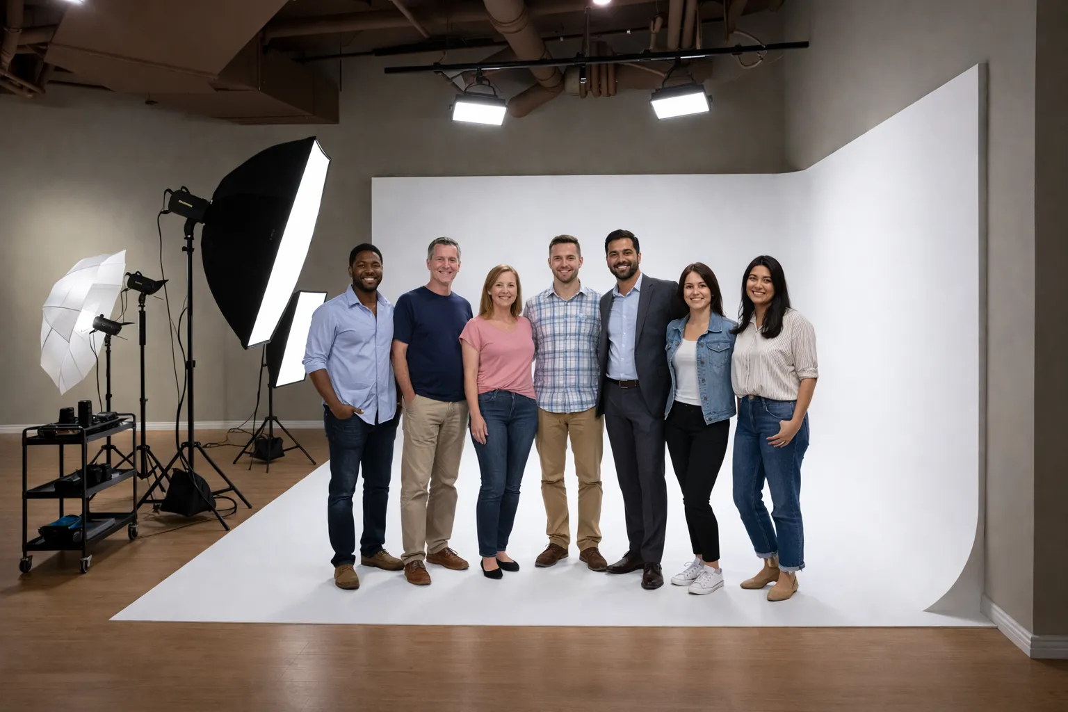 Professional studio portrait