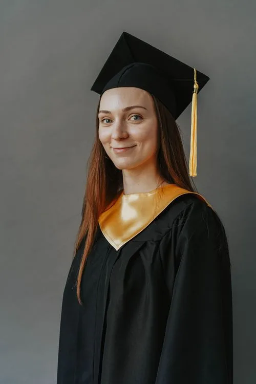 Graduation portrait session in Vancouver studio